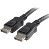 StarTech.com 35 ft DisplayPort Cable with Latches - M/M - 35ft/10m DisplayPort to DisplayPort cable; Full HD (1920 x 1200p 60Hz)/6.48 Gbps bandwidth/HDCP/DPCP/MST - Durable PVC strain relief; Latching connectors - For office/boardroom with laptop/wor