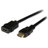 StarTech.com 2m HDMI Extension Cable, HDMI Male to Female Cable, 4K HDMI Cable Extender, 4K UHD HDMI Cable with Ethernet M/F, HDMI 1.4 - 6.6ft/2m HDMI Extension Cable w/ Ethernet; 4K (3840x2160p 30Hz)/Full HD 1080p/10.2 Gbps bandwidth/8Ch Audio - 30A