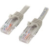 StarTech.com 50 ft Gray Snagless Cat5e UTP Patch Cable - Make Fast Ethernet network connections using this high quality Cat5e Cable, with Power-over-Ethernet capability - 50ft Cat5e Patch Cable - 50ft Cat 5e Patch Cable - 50ft Cat5e Patch Cord - 50ft