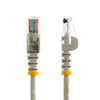 StarTech.com 50 ft Gray Snagless Cat5e UTP Patch Cable - Make Fast Ethernet network connections using this high quality Cat5e Cable, with Power-over-Ethernet capability - 50ft Cat5e Patch Cable - 50ft Cat 5e Patch Cable - 50ft Cat5e Patch Cord - 50ft