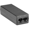 Black Box PoE Gigabit Ethernet Injector - 802.3af - 120 V AC, 230 V AC Input - 1 x 10/100/1000Base-T Input Port(s) - 1 x 10/100/1000Base-T Output Port(s) - 15 W