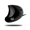 Adesso iMouse E1 Vertical Ergonomic Illuminated Mouse - Optical - Cable - Glossy Black - USB - 1600 dpi - Scroll Wheel - 6 Button(s) - Right-handed