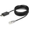 StarTech.com 6 ft / 1.8 m Cisco USB Console Cable - USB to RJ45 Rollover Cable - Transfer rates up to 460Kbps - M/M - Windows®, Mac and Linux® Compatible - Connect 6 ft / 1.8m Cisco USB console cable to USB 2.0 equipped laptop to RJ45 port of your co