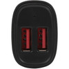 StarTech.com Dual Port USB Car Charger - Black - High Power 24W/4.8A - 2 port USB Car Charger - Charge two tablets at once - Charge two tablets simultaneously, in your car - 2 port USB Car Charger - Tablet Car Charger - Dual Port Car Charger - USB Ca