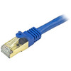 StarTech.com 15ft CAT6a Ethernet Cable - 10 Gigabit Category 6a Shielded Snagless 100W PoE Patch Cord - 10GbE Blue UL Certified Wiring/TIA - CAT6a Ethernet Cable delivers 10 Gigabit connection free of noise & EMI/RFI interference - Tested to comply w
