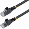 StarTech.com 5ft CAT6 Ethernet Cable - Black Snagless Gigabit - 100W PoE UTP 650MHz Category 6 Patch Cord UL Certified Wiring/TIA - 5ft Black CAT6 Ethernet cable delivers Multi Gigabit 1/2.5/5Gbps & 10Gbps up to 160ft - 650MHz - Fluke tested to ANSI/