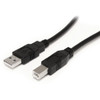 StarTech.com 9 m / 30 ft Active USB A to B Cable - M/M - Black USB 2.0 A to B Cord - Printer Cable - Extension USB Cable (USB2HAB30AC) - Active USB A to B cables provides an extended length of 9m/30ft - USB A to B cord is built with an equalizing chi