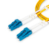 StarTech.com 3m (9.8ft) LC to LC (UPC) OS2 Single Mode Duplex Fiber Optic Cable, 9/125µm, 10G, LSZH Fiber Patch Cord - 9.8ft LC/LC-UPC OS2 Single Mode Fiber Cable supports 10G networks and CWDM; 9/125µm core/cladding; 1260-1625nm Laser Optimized; LSZ