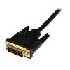 StarTech.com 3ft (1m) Micro HDMI to DVI Cable, Micro HDMI to DVI Adapter Cable, Micro HDMI Type-D to DVI-D Monitor/Display Converter Cord - 3.3ft/1m Micro HDMI to DVI-D (19-pin) cable (M/M); Full HD 1920x1200p 60Hz/1080p/Single link - Micro HDMI to D