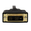 StarTech.com 3ft (1m) Micro HDMI to DVI Cable, Micro HDMI to DVI Adapter Cable, Micro HDMI Type-D to DVI-D Monitor/Display Converter Cord - 3.3ft/1m Micro HDMI to DVI-D (19-pin) cable (M/M); Full HD 1920x1200p 60Hz/1080p/Single link - Micro HDMI to D