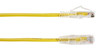Black Box Slim-Net Cat.6a UTP Patch Network Cable - 5 ft Category 6a Network Cable for Patch Panel, Wallplate, Network Device - First End: 1 x RJ-45 Network - Male - Second End: 1 x RJ-45 Network - Male - 10 Gbit/s - Patch Cable - Gold Plated Contact