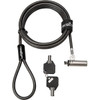 Rocbolt R20 Slim Security Cable with Key Lock and (2) Keys - 10mm Lock Head for Thinnest Laptop, Ultrabook Devices - Galvanized Steel, Nickel, Zinc Alloy - 6 ft - Compatible with K65042L & K64434W - TAA COMPLIANT - FOR THINNEST LAPTOP & ULTRABOOK DEV