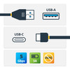 StarTech.com USB to USB C Cable - 1m / 3 ft - USB 3.0 (5Gbps) - USB A to USB C - USB Type C - USB Cable Male to Male - USB C to USB - Connect your USB-C devices to a computer - USB Type A to USB Type C Cable - Connect USB C peripherals such as a hard