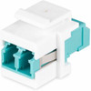 StarTech.com LC to LC Coupler, LC Fiber Coupler, LC/UPC Duplex Keystone Jack, Fiber Optic Keystone Coupler for Patch Panel - LC to LC keystone coupler supports Single Mode and Multimode fiber cables; Ideal for keystone patch panels and wall plates; T