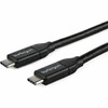 StarTech.com 1m 3 ft USB C to USB C Cable w/ 5A PD - M/M - USB 2.0 - USB-IF Certified - USB Type C Cable - USB C Charging Cable - USB C PD Cable - Power your USB Type-C devices - 1m USB C to USB C Cable - 1 m USB Type C Cable - 3ft USB C Charging Cab