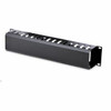 StarTech.com 2U Horizontal Finger Duct Rack Cable Management Panel with Cover - Organize cables in your server rack or cabinet with a horizontal, covered cable duct - 2U Finger Duct Rack Cable Management Panel with Cover - Server Rack Cable Duct - Ca