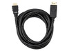 Rocstor Premium DisplayPort® to HDMI converter cable M/M- 10 ft (3m) - 4K - Compatible with DP enabled computers and HDMI 4K monitors, televisions and projectors - Supports resolutions up to 4K @ 30Hz - First End: 1 x 20-pin DisplayPort Male DisplayP