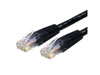 StarTech.com 25ft CAT6 Ethernet Cable - Black Molded Gigabit - 100W PoE UTP 650MHz - Category 6 Patch Cord UL Certified Wiring/TIA - 25ft Black CAT6 Ethernet cable delivers Multi Gigabit 1/2.5/5Gbps & 10Gbps up to 160ft - 650MHz - Fluke tested to ANS