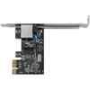StarTech.com 1 Port PCI Express PCIe Gigabit Network Server Adapter NIC Card - Dual Profile - Add a 10/100/1000Mbps Ethernet port to any PC through a PCI Express slot - pci express gigabit network card - pci express gigabit lan card - pci express gig