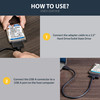 StarTech.com USB 3.1 (10Gbps) Adapter Cable for 2.5" SATA SSD/HDD Drives - Connect a 2.5" SATA SSD/HDD to your computer using this USB 3.1 Gen 2 (10 Gbps) ultra-portable adapter cable - USB 3.1 to SATA adapter for 2.5" SATA SSD/HDD Drives - USB SATA 