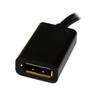 StarTech.com Mini DisplayPort to DisplayPort Adapter, 4K x 2K Video, Ultra HD Mini DP to DP Converter, mDP to DP 1.2 Adapter, Male/Female - Mini DisplayPort to DisplayPort adapter converter; 4K x 2K video (3840x2400p 60Hz); mDP 1.2/21.6 Gbps/HBR2/8Ch