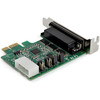 StarTech.com 4-port PCI Express RS232 Serial Adapter Card - PCIe Serial DB9 Controller Card 16950 UART - Low Profile - Windows/Linux - 4 port PCI Express RS232 serial controller card w/16950 UART/ASIX AX99100 - Bi-directional speeds 921.6Kbps/port | 
