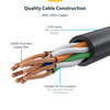 StarTech.com 6 ft CAT6 Cable - Slim CAT6 Patch Cord - Blue - Snagless RJ45 Connectors - Gigabit Ethernet Cable - 28 AWG - LSZH (N6PAT6BLS) - Slim CAT6 cable is 36% thinner than a standard CAT 6 network cable - Patch cable is tested to comply with Cat