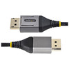 StarTech.com 6ft (2m) VESA Certified DisplayPort 1.4 Cable, 8K 60Hz HDR10, UHD 4K 120Hz Video, DP to DP Monitor Cord, DP 1.4 Cable, M/M - 6.6ft/2m VESA Certified DisplayPort 1.4 cable; 8K 60Hz/4K 120Hz video/32.4Gbps/HDR10/32Ch Audio - Monitor cord w