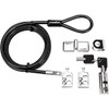 Rocstor Rocbolt Desktop and Peripherals Security Locking Kit with 8' Cable and Key Lock - (2) Keys - 8 ft (2.5m) - SECURITY CABLE INCLUDES 2 KEYS - Resettable - Galvanized Steel, Zinc Alloy - 8 ft - For Desktop Computer, Chromebook, Notebook, Monitor