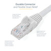 StarTech.com 7ft CAT6 Ethernet Cable - White Snagless Gigabit - 100W PoE UTP 650MHz Category 6 Patch Cord UL Certified Wiring/TIA - 7ft White CAT6 Ethernet cable delivers Multi Gigabit 1/2.5/5Gbps & 10Gbps up to 160ft - 650MHz - Fluke tested to ANSI/