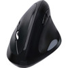Adesso iMouse E30 - 2.4 GHz Wireless Vertical Programmable Mouse - Optical - Wireless - Radio Frequency - 2.40 GHz - Black - USB - 2400 dpi - Scroll Wheel - 6 Button(s) - Right-handed
