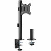 Rocstor ErgoReach Y10N004-B1 Desk Mount for Monitor - Black - Landscape/Portrait - Height Adjustable - 1 Display(s) Supported - 17" to 34" Screen Support - 19.84 lb Load Capacity - 75 x 75, 100 x 100 - VESA Mount Compatible - Rugged