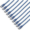 StarTech.com 6 ft. CAT6 Ethernet cable - 10 Pack - ETL Verified - Blue CAT6 Patch Cord - Molded RJ45 Connectors - 24 AWG - UTP - 6 ft. CAT6 Ethernet cable multipack meets all ANSI/TIA-568-D Category 6 patch cable specifications - High quality ETL Ver