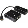 StarTech.com 4K HDMI Extender with Compact Transmitter - Up to 40 m (130 ft.) - HDBaseT Extender Kit - UHD 4K - ST121HDBTDK - USB powered HDMI HDBaseT extender kit transmitter - 4K HDMI extender - HDMI over CAT5 extender transmits HDMI over Ethernet 