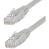 StarTech.com 20ft CAT6 Ethernet Cable - Gray Molded Gigabit - 100W PoE UTP 650MHz - Category 6 Patch Cord UL Certified Wiring/TIA - 20ft Gray CAT6 Ethernet cable delivers Multi Gigabit 1/2.5/5Gbps & 10Gbps up to 160ft - 650MHz - Fluke tested to ANSI/