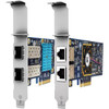 Allied Telesis Dual-Port PCI-Express 10 Gigabit Network Adapter - PCI Express x8 - 2 Port(s) - Optical Fiber - Low Profile Bracket Height - 10GBase-X - SFP+ - Plug-in Card - TAA Compliant