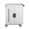 Rocstor Volt V32 Charging Cart with Intelligent Power Charging - Up to 32 Device - Intelligent Power Charging Cart for Notebooks, Chromebook®, MacBook®, and Macbook® Pro - 3 Shelves - 4 Heavy Duty 5" Medical Grade Casters - Steel Construction- 31.8"(