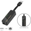 SIIG Portable USB 3.0 Gigabit Ethernet Adapter - USB 3.0 Type A - 1 - Twisted Pair - 10/100/1000Base-T - Portable