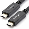 StarTech.com 1m 3 ft USB C Cable with Power Delivery (5A) - M/M - USB 3.1 (10Gbps) - USB-IF Certified - USB Type C Cable - USB 3.2 Gen 2 - Power your USB Type-C devices - Charge your USB Type-C laptop from a docking station - USB 3.2 Gen 2 Type C Cab