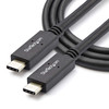 StarTech.com 1m 3 ft USB C Cable with Power Delivery (5A) - M/M - USB 3.1 (10Gbps) - USB-IF Certified - USB Type C Cable - USB 3.2 Gen 2 - Power your USB Type-C devices - Charge your USB Type-C laptop from a docking station - USB 3.2 Gen 2 Type C Cab