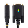 StarTech.com 10ft (3m) USB to Null Modem Serial Adapter Cable, COM Retention, FTDI, RS232, Changeable DB9 Screws/Nuts, Windows/macOS/Linux - Add a DB9 RS-232 null modem serial port to a desktop/laptop using a USB-A port; Changeable DB9 Screws/Nuts; S