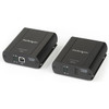 StarTech.com USB 2.0 Extender over Cat5e or Cat6 Ethernet Cable - 330ft/100m USB 2.0 Extender Adapter Kit w/ ESD & Metal Case - Powered - USB 2.0 extender extends 1 USB device 330ft over CAT5e/CAT6 ethernet cable 480Mbps - Industrial USB extender w/ 