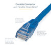 StarTech.com 3 ft. CAT6 Ethernet cable - 10 Pack - ETL Verified - Blue CAT6 Patch Cord - Molded RJ45 Connectors - 24 AWG - UTP - 3 ft. CAT6 Ethernet cable multipack meets all ANSI/TIA-568-D Category 6 patch cable specifications - High quality ETL Ver