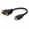 5PK HDMI 1.3 Male to DVI-D Dual Link (24+1 pin) Female Black Adapters For Resolution Up to 2560x1600 (WQXGA) - 100% compatible and guaranteed to work