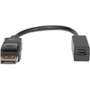 Rocstor Premium DisplayPort to Mini DisplayPort Adapter - 6" DisplayPort/Mini DisplayPort A/V Cable for Audio/Video Device, Monitor, Computer, Notebook - First End: 1 x 20-pin DisplayPort 1.2 Digital Audio/Video - Male - Second End: 1 x 20-pin Mini D