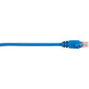 Black Box Connect Cat.5e UTP Patch Network Cable - 6 ft Category 5e Network Cable for Network Device - First End: 1 x RJ-45 Network - Male - Second End: 1 x RJ-45 Network - Male - 1 Gbit/s - Patch Cable - Gold Plated Contact - CM - 26 AWG - Blue