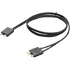 Lenovo Thunderbolt 4 WorkStation Dock Split Cable 0.7m - 2.30 ft Thunderbolt 4 Data Transfer/Power Cable for Workstation, Dock - Second End: 1 x Thunderbolt 4 Type C - Male - 40 Gbit/s - Splitter Cable - Black