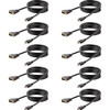 StarTech.com 6ft (1.8m) HDMI to DVI Cable, DVI-D to HDMI Display Cable (1920x1200p), 10 Pack, Black, HDMI to DVI-D Adapter Cord M/M - 1.8m/6ft 10 Pack HDMI male to DVI-Digital (19-pin) male cable; Full HD 1920x1200p 60Hz/1080p/Single link/24 Bpp - PV