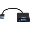Rocstor Premium USB to VGA Adapter - USB 3.0 to VGA External USB Video Graphics Adapter for PC - Resolutions up to 1920x1200 1080p- 1x USB 3.0 Type A Male, 1 x VGA Female - 6" - Black - Compatible with PC USB GRAPHICS CARD ADAPTER - 1 Pack - USB 3.0 