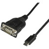 StarTech.com USB C to Serial Adapter Cable 16" (40cm) - USB Type-C to Serial RS232 (DB9) Cable Converter - Male/Male - Windows/Mac/Linux - Portable USB Type-C to male serial RS232 DB9 adapter with 16in cable length - 921.6 Kbps baud - 512 byte FIFO -